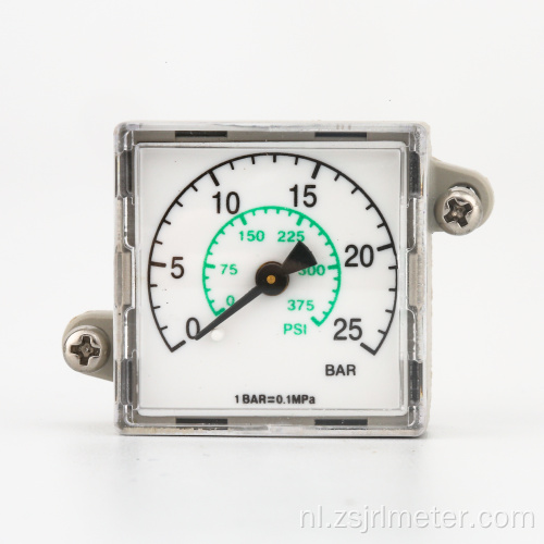 Hot selling mini-sized vacuüm manometer luchtcompressor luchtpomp manometer: